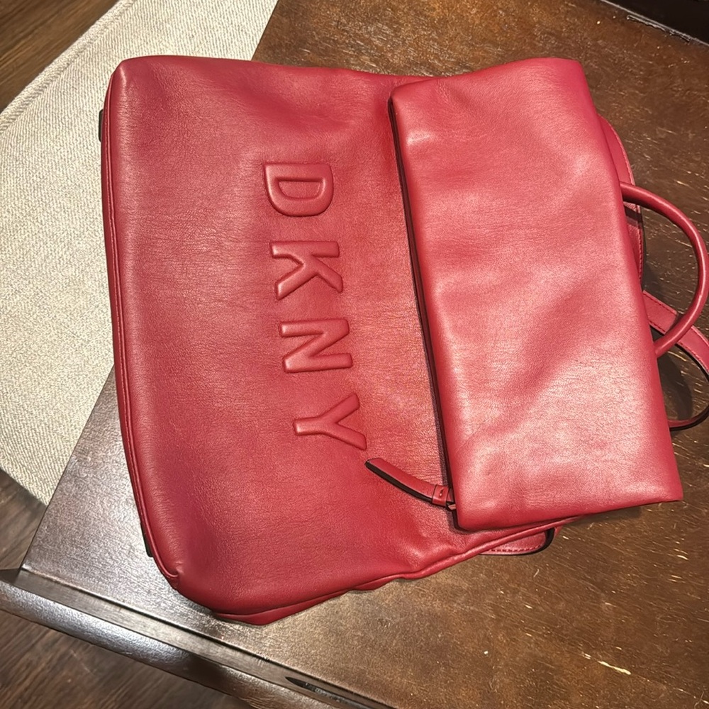 DKNY backpack purse